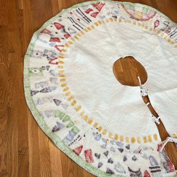 Anthropologie-Folk Tree Skirt NWT - Picture 8 of 16
